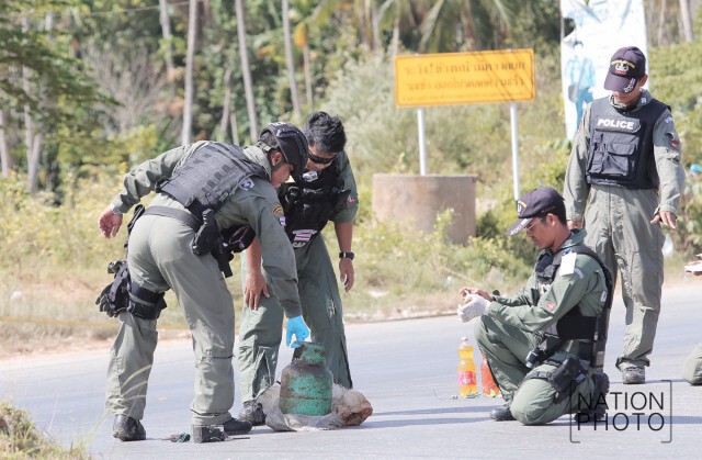 EOD กู้บึ้มหนัก 38 กก. หลังเข้าตรวจจุดบึ้มลูกแรก
