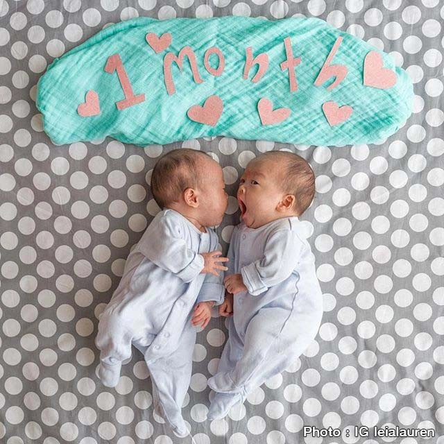 "เลอาร์-ลอว์เรน"แฝดตัวจิ๋วที่มีผู้ติดตามไอจีกว่าแสนคน