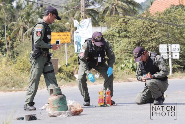 EOD กู้บึ้มหนัก 38 กก. หลังเข้าตรวจจุดบึ้มลูกแรก