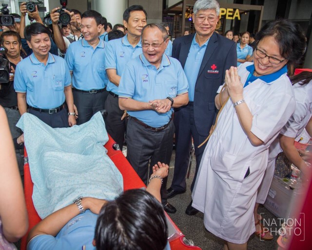 ปลื้มจิตร์- วดี - นัฐฐพนธ์ ร่วมบริจาคโลหิตเฉลิมพระเกียรติ สมเด็จพระนางเจ้าฯ