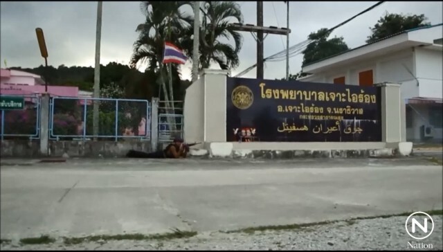 แกะรอยกล้องวงจรปิด!  จับผู้ต้องสงสัยก่อเหตุบุกรพ. เจาะไอร้อง  ได้แล้ว 1 ราย