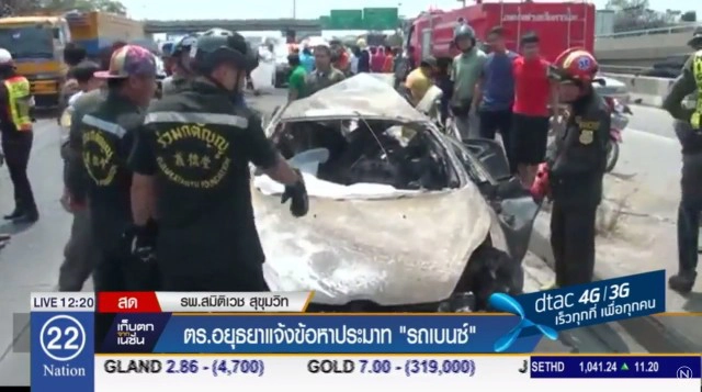 เสี่ยรถเบนซ์ "รับสารภาพ"  ตร.สอบปากคำแล้ว มีสติพูดคุยได้บ้าง