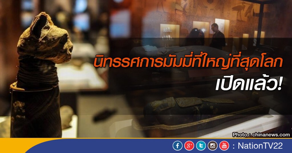 นิทรรศการมัมมี่ที่ใหญ่ที่สุดโลก เปิดแล้ว นิทรรศการมัมมี่ที่ใหญ่ที่สุดโลก เปิดแล้ว