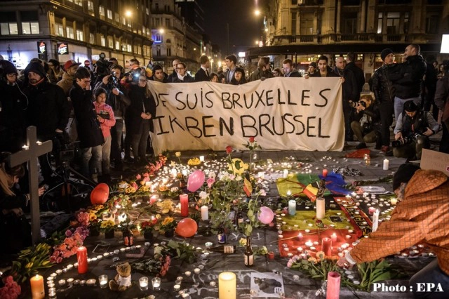 ยุโรปร่วมไว้อาลัยเหตุระเบิดในเบลเยี่ยม