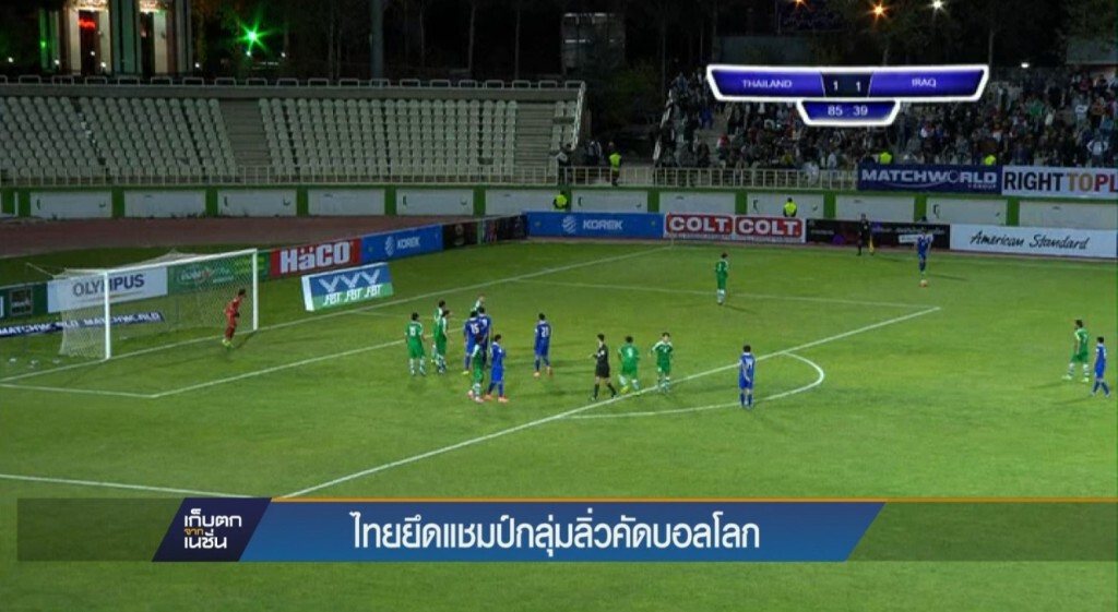ไทยยึดแชมป์กลุ่มคัดบอลโลก