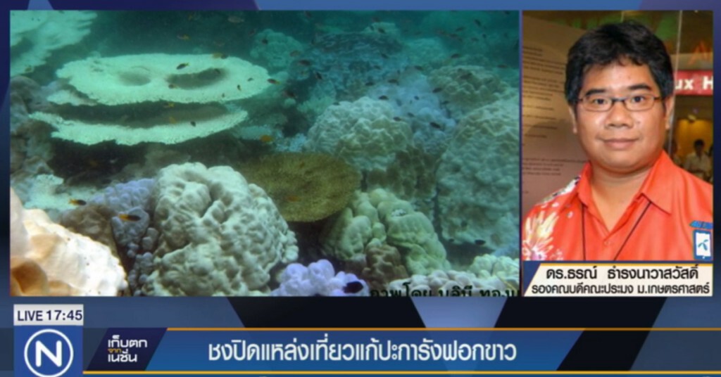 เตรียมเสนอปิดแหล่งท่องเที่ยว แก้ปะการังฟอกขาว เตรียมเสนอปิดแหล่งท่องเที่ยว แก้ปะการังฟอกขาว