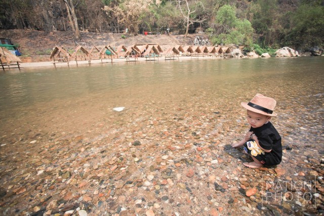 ปชช.คลายร้อน "หาดเชียงราย" น้ำลดจนเดินข้ามฝั่งได้
