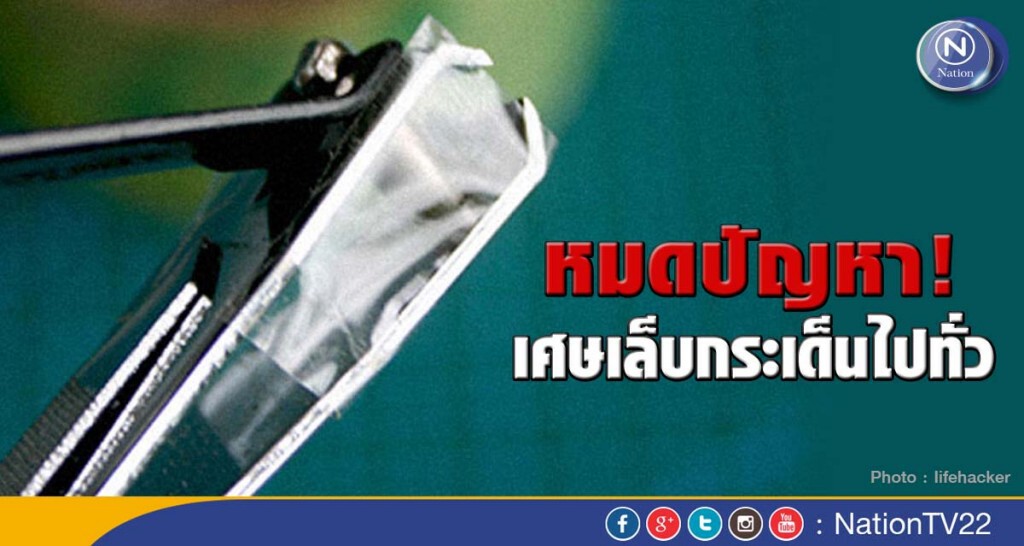 รู้หรือไม่? "ตัดเล็บ"อย่างไร ไม่ให้เศษเล็บกระเด็นไปทั่ว รู้หรือไม่? "ตัดเล็บ"อย่างไร ไม่ให้เศษเล็บกระเด็นไปทั่ว