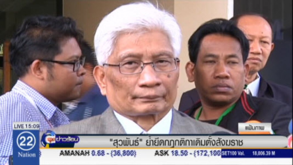 "สุวพันธ์"ย้ำยึดกฎกติกาเดิมตั้งสังฆราช "สุวพันธ์"ย้ำยึดกฎกติกาเดิมตั้งสังฆราช