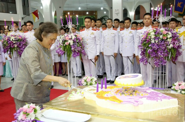 สมเด็จพระเทพฯ เสด็จฯไปในงานถวายพระพรชัย เนื่องในโอกาสฉลองพระชนมายุ 61 พรรษา