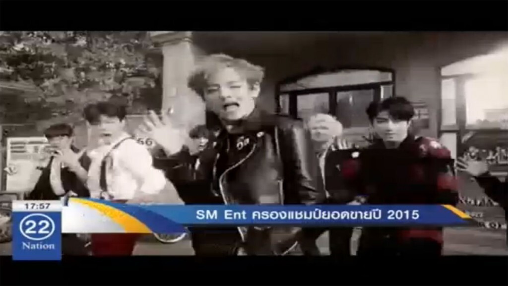 SM Ent ครองแชมป์ยอดขายปี 2015 SM Ent ครองแชมป์ยอดขายปี 2015