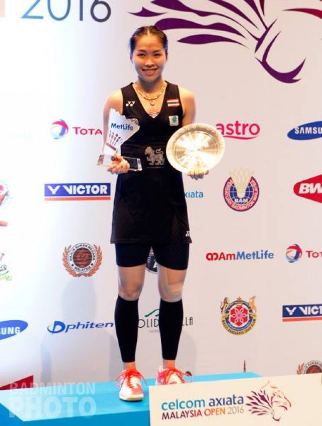 "เมย์" สุดแกร่ง! คว่ำสาวไต้หวัน 2 เกมรวด ซิวแชมป์แบดมาเลเซีย โอเพ่น 2016