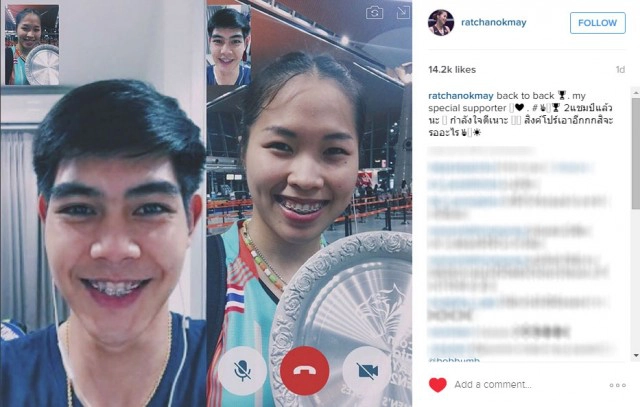 หวานใจในไอจี "น้องเมย์" รัชนก อินทนนท์