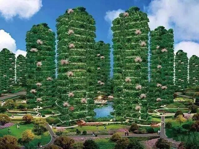 จีนเปิดตัวแปลนอพาร์ทเม้นท์ "ป่าแนวตั้ง"
อาคารสูง 60 ชั้น พื้นที่ 90% ปกคลุมด้วยต้นไม้