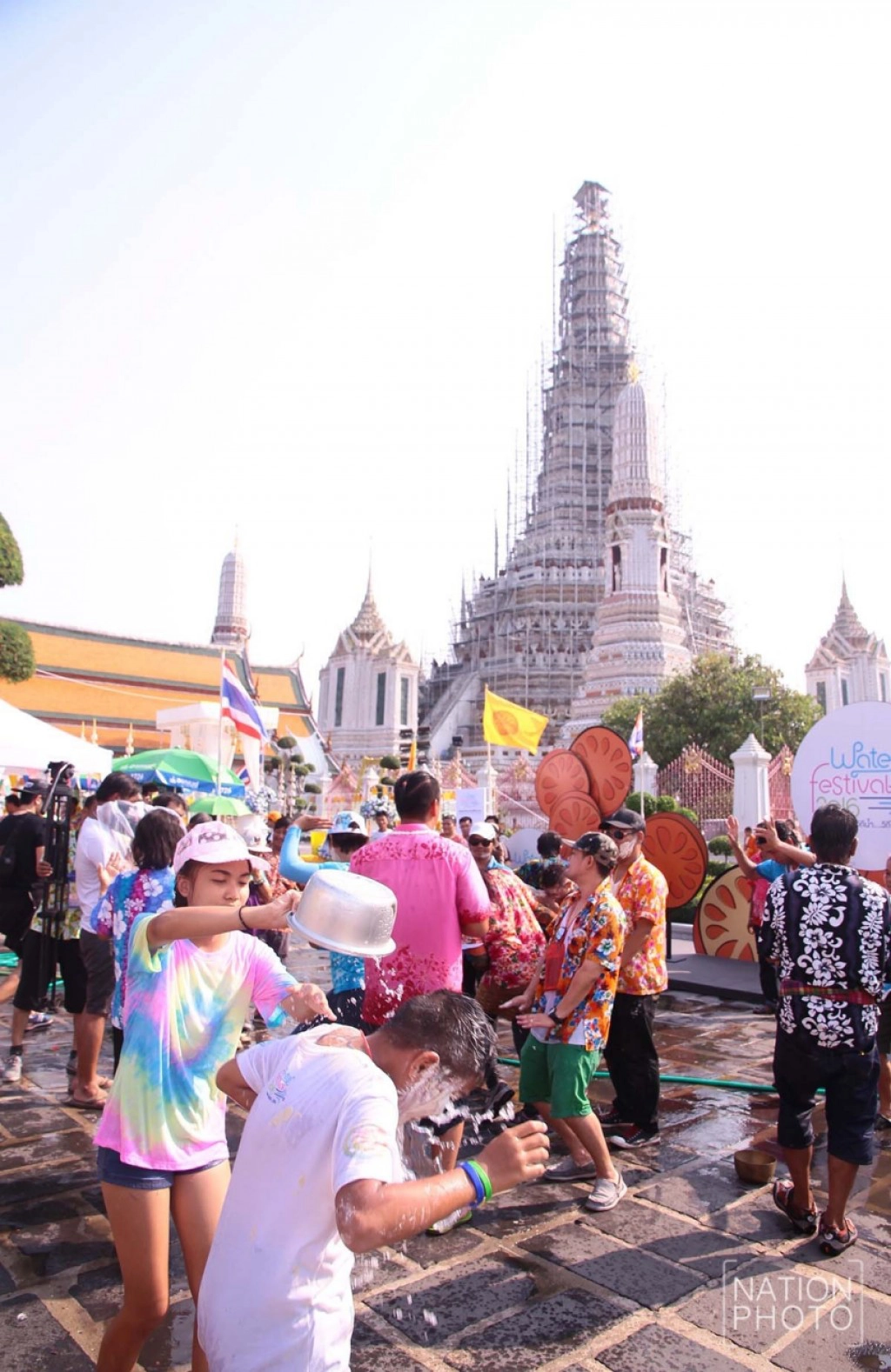 วันสงกรานต์ ที่วัดอรุณราชวรารามราชวรมหาวิหาร