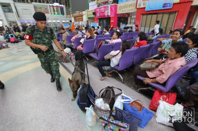 “ผบ.มทบ.11” ตรวจความพร้อมหัวลำโพง รับเทศกาลสงกรานต์