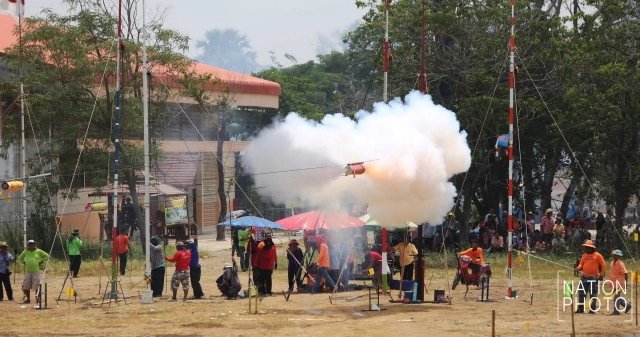ประเพณีจุดลูกหนู วัดหัตถสารเกษตร จ.ปทุมธานี