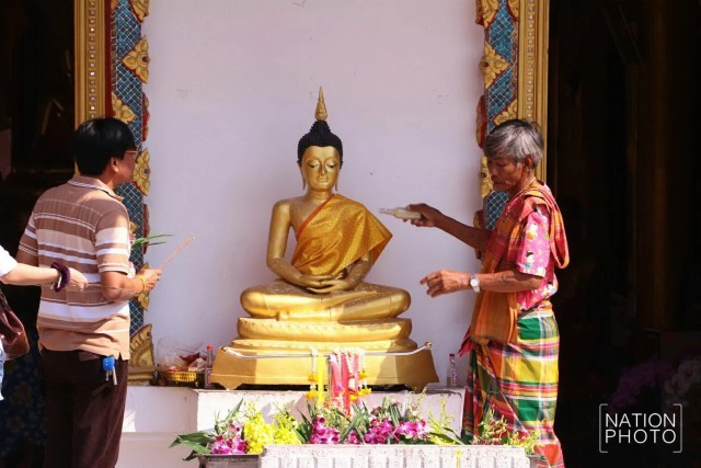 งานสงกรานต์ไทยรามัญ ที่วัดบางกระดี่