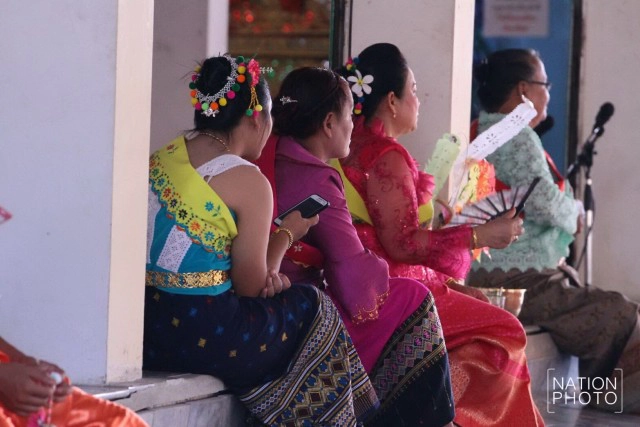 งานสงกรานต์ไทยรามัญ ที่วัดบางกระดี่