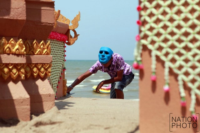 งานประเพณีก่อพระทรายวันไหลบางแสน