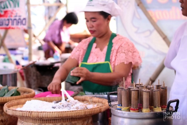"ขนมบอก" ขนมโบราณทางภาคใต้ของไทย