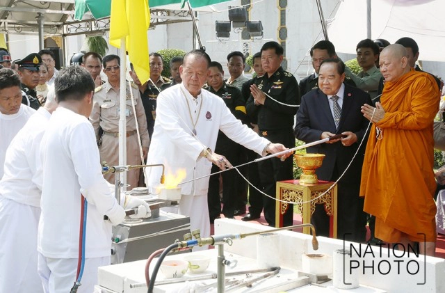 พิธีเททองหล่อองค์ "หนุมานครองเมือง" 
บวงสรวงศาลหลักเมือง 234 ปี กรุงรัตนโกสินทร์
