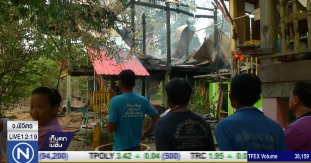 ไฟไหม้กุฎิพระวัดหนองถ้ำ ไฟไหม้กุฎิพระวัดหนองถ้ำ