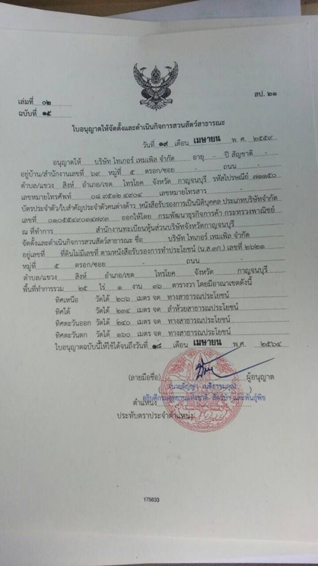 เอ็นจีโอ เตรียมยื่นฟ้อง "กรมอุทยานฯ"  ออกใบอนุญาตวัดป่าฯ เปิดสวนสัตว์ !