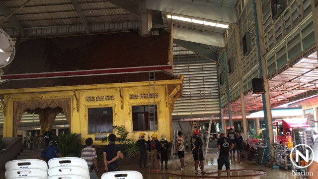 ระทึก! ไฟไหม้เมรุวัดด่านสำหรับใช้เผาศพอาจารย์ใหญ่ โชดดีไร้เจ็บ