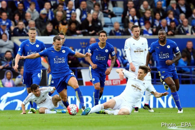 “เลสเตอร์” ถลุง! สวอนซี 4-0 
ลุ้นผลสเปอร์สเตะคืนนี้