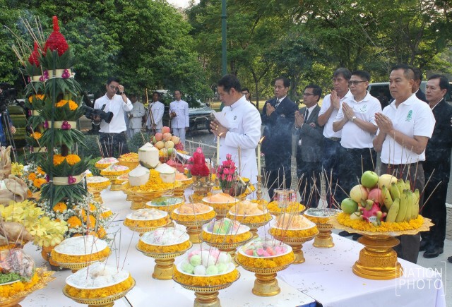 สมาคมฟุตบอลฯ ทำพิธีบวงสรวงครบรอบ 100 ปี