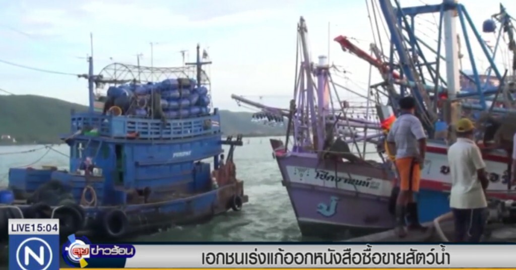 เอกชนเร่งแก้ออกหนังสือซื้อขายสัตว์น้ำ เอกชนเร่งแก้ออกหนังสือซื้อขายสัตว์น้ำ