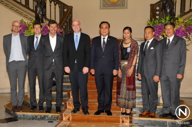 "นายกฯ" หยอด "ปธ.ฟีฟ่า" จะพัฒนาวงการฟุตบอลให้ยั่งยืน พร้อมยกระดับบอลไทย-อาเซียน