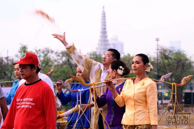 ซ้อมย่อย งานพระราชพิธีจรดพระนังคัลแรกนาขวัญ