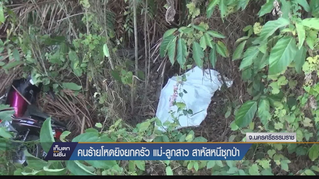 เก็บตกทั่วไทย คนร้ายโหดยิงยกครัว แม่-ลูกสาว สาหัสหนีชุกป่า