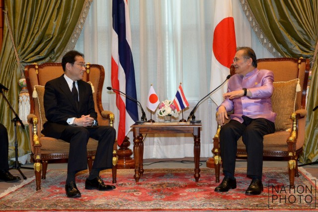 รมว.กต.ญี่ปุ่น แถลง คนญี่ปุ่นซาบซึ้งพระราชหฤทัยในหลวงมีสาส์นแสดงความเสียใจต่อเหตุแผ่นดินไหวคิวชู