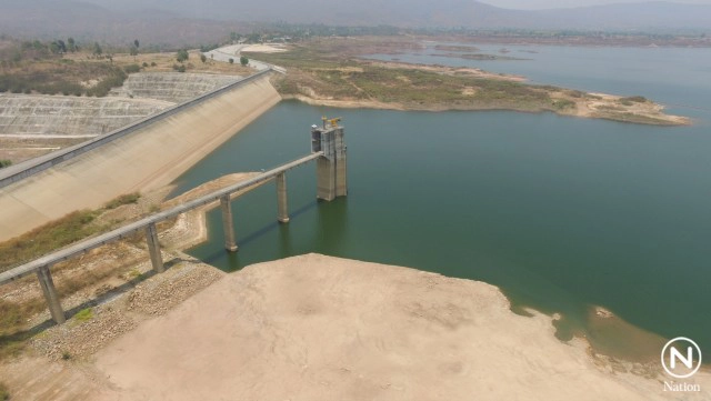 สำรวจเขื่อนแควน้อยน้ำเหลือ 27%