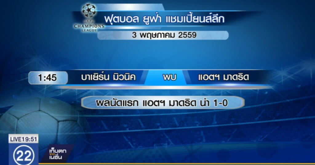 "บาเยิร์น" เปิดบ้านรับ "ตราหมี" ศึกยูฟ่า แชมเปี้ยนส์ลีก