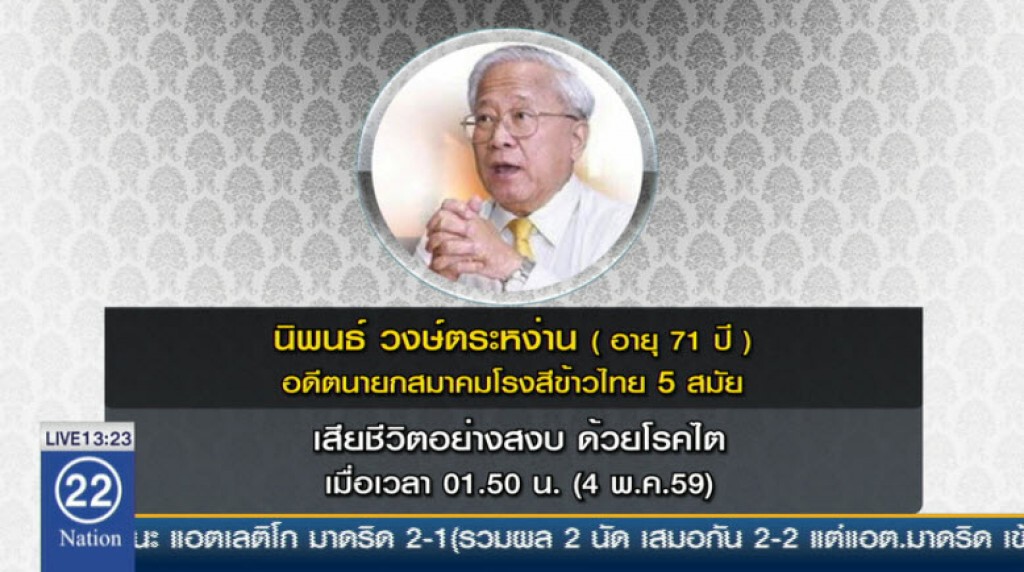 "นิพนธ์ วงษ์ตระหง่าน"เสียชีวิต "นิพนธ์ วงษ์ตระหง่าน"เสียชีวิต
