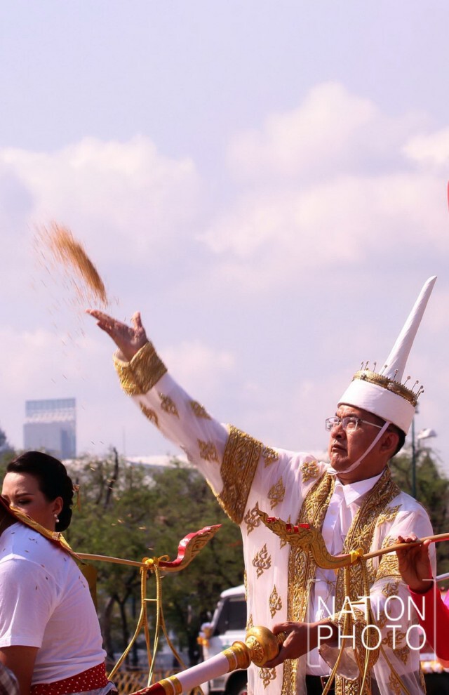 ซ้อมใหญ่...งานพระราชพิธีพืชมงคลจรดพระนังคัลแรกนาขวัญ