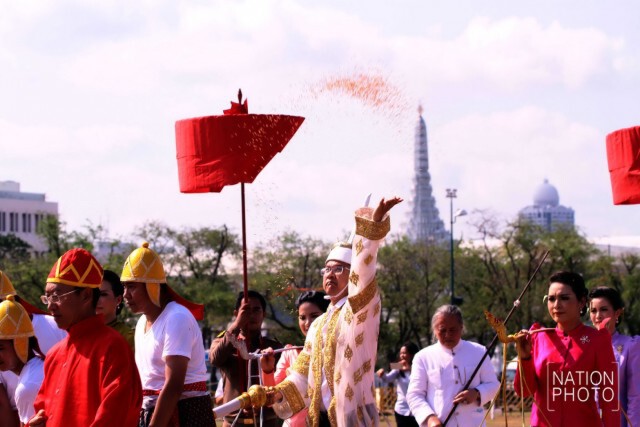 ซ้อมใหญ่...งานพระราชพิธีพืชมงคลจรดพระนังคัลแรกนาขวัญ