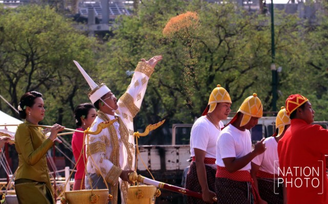 ซ้อมใหญ่...งานพระราชพิธีพืชมงคลจรดพระนังคัลแรกนาขวัญ