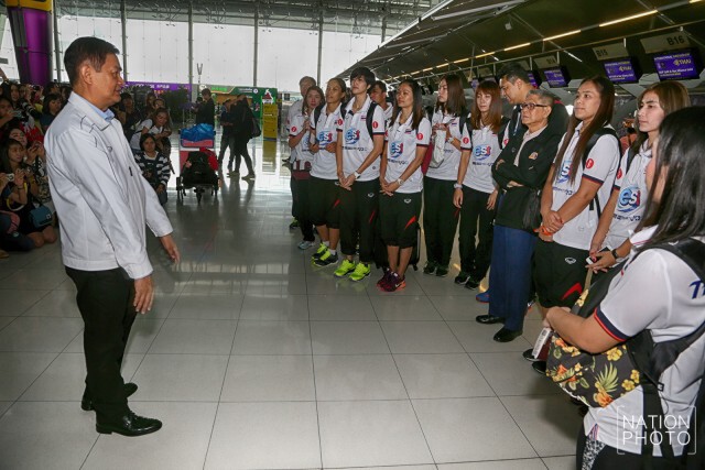 นักตบลูกยางสาวทีมชาติไทย เดินทางเก็บตัวฝึกซ้อม ณ กรุงปักกิ่ง