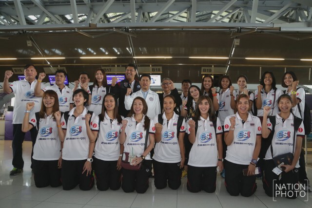 นักตบลูกยางสาวทีมชาติไทย เดินทางเก็บตัวฝึกซ้อม ณ กรุงปักกิ่ง