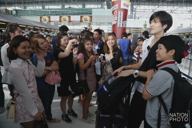 นักตบลูกยางสาวทีมชาติไทย เดินทางเก็บตัวฝึกซ้อม ณ กรุงปักกิ่ง
