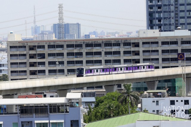 รถไฟฟ้าสีม่วงไร้ปัญหา พร้อมเดินรถเป็นทางการ ส.ค.นี้