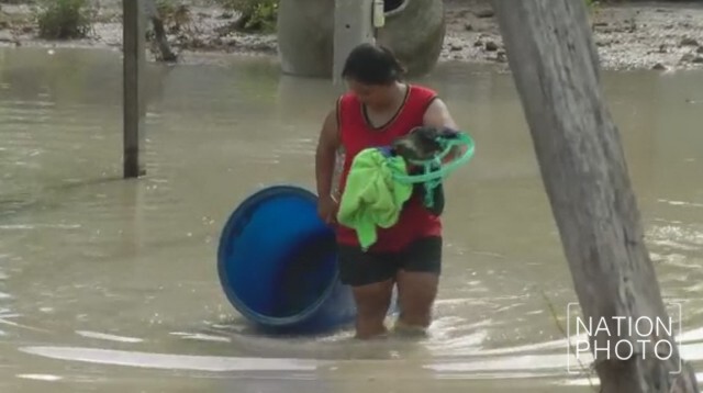 พายุฝนถล่ม จ.กาญจนบุรี น้ำป่าท่วม  300 ครัวเรือน