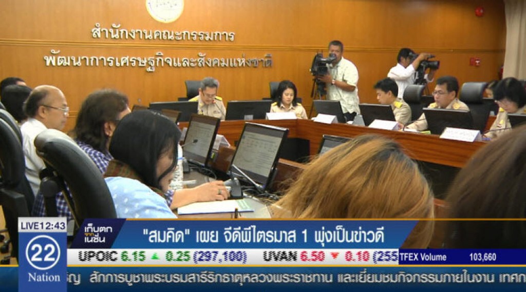 "สมคิด"เผย จีดีพีไตรมาส 1 พุ่ง ถือเป็นข่าวดี "สมคิด"เผย จีดีพีไตรมาส 1 พุ่ง ถือเป็นข่าวดี