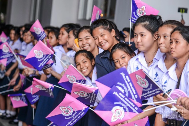 ขบวนรำลึกไปยังโรงเรียน "โยธินบูรณะ" แห่งใหม่