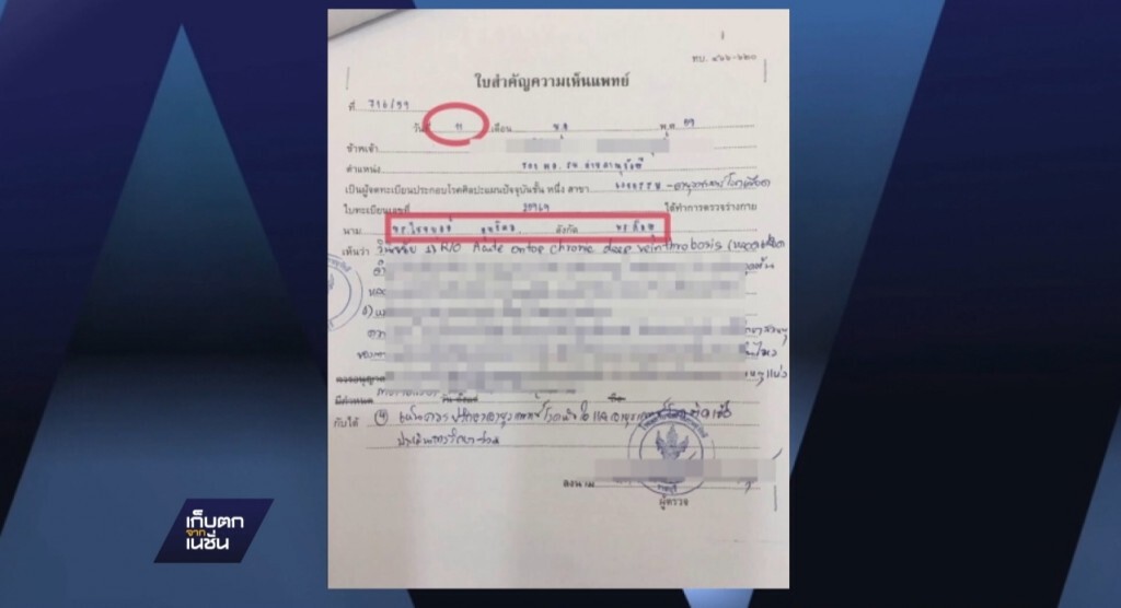 ใบรับรองแพทย์ "ธัมมชโย" ไม่ถูกต้อง